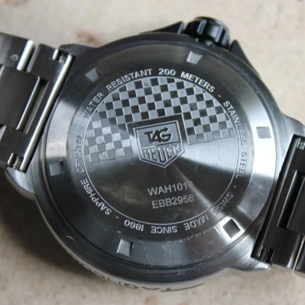 Tag Heuer WAH1010.BA0854 Mens Formula 1 Series Quartz Watch 44mm Black Silver 8